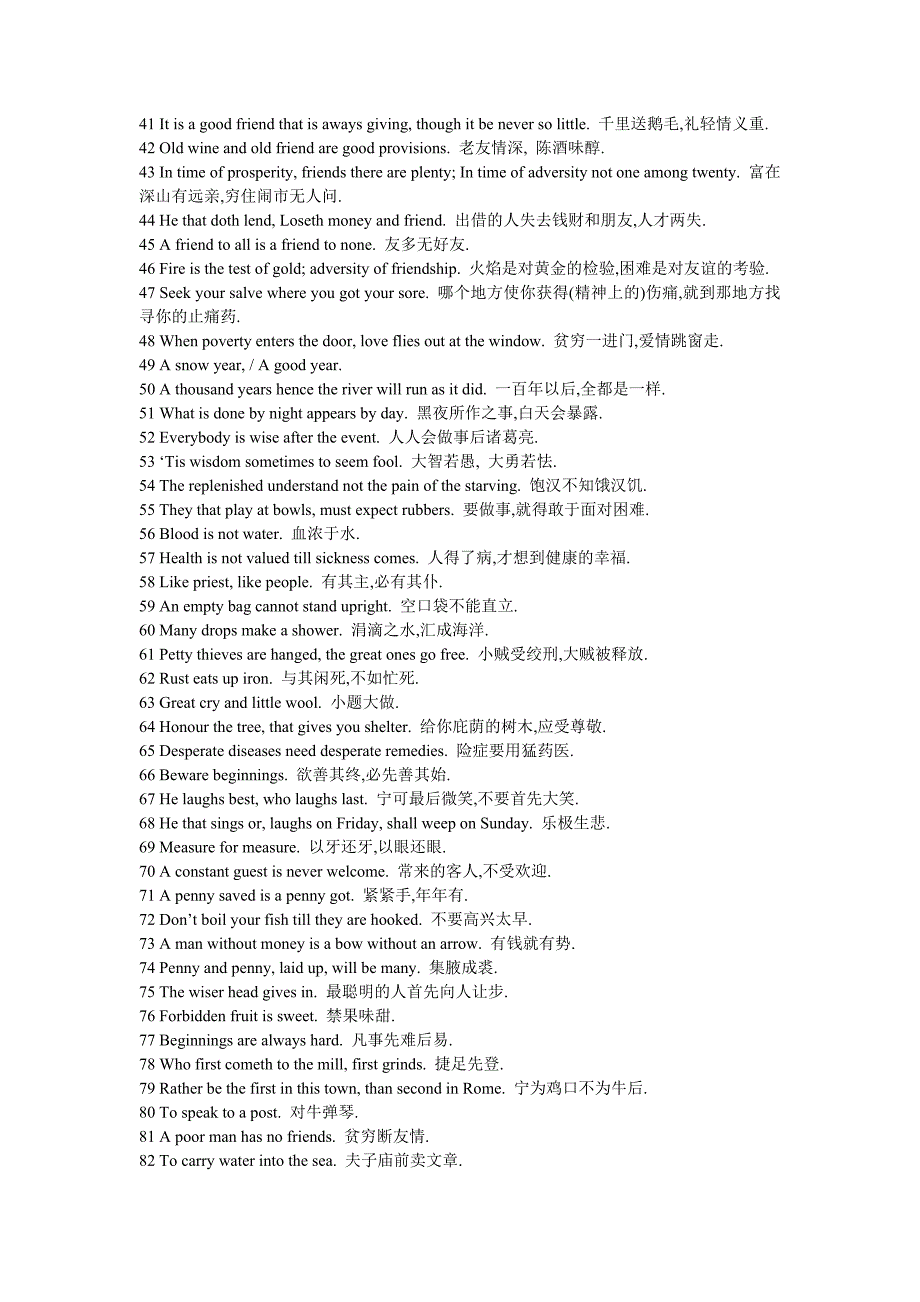 英语谚语100条(English Proverb).doc_第2页
