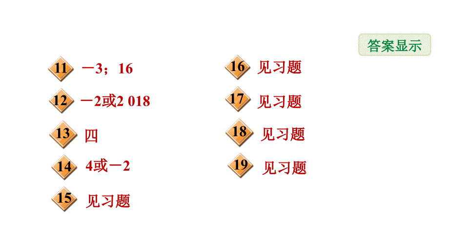 冀教版九年级上册数学课件 期末复习专题练 专题2　一元二次方程_第3页