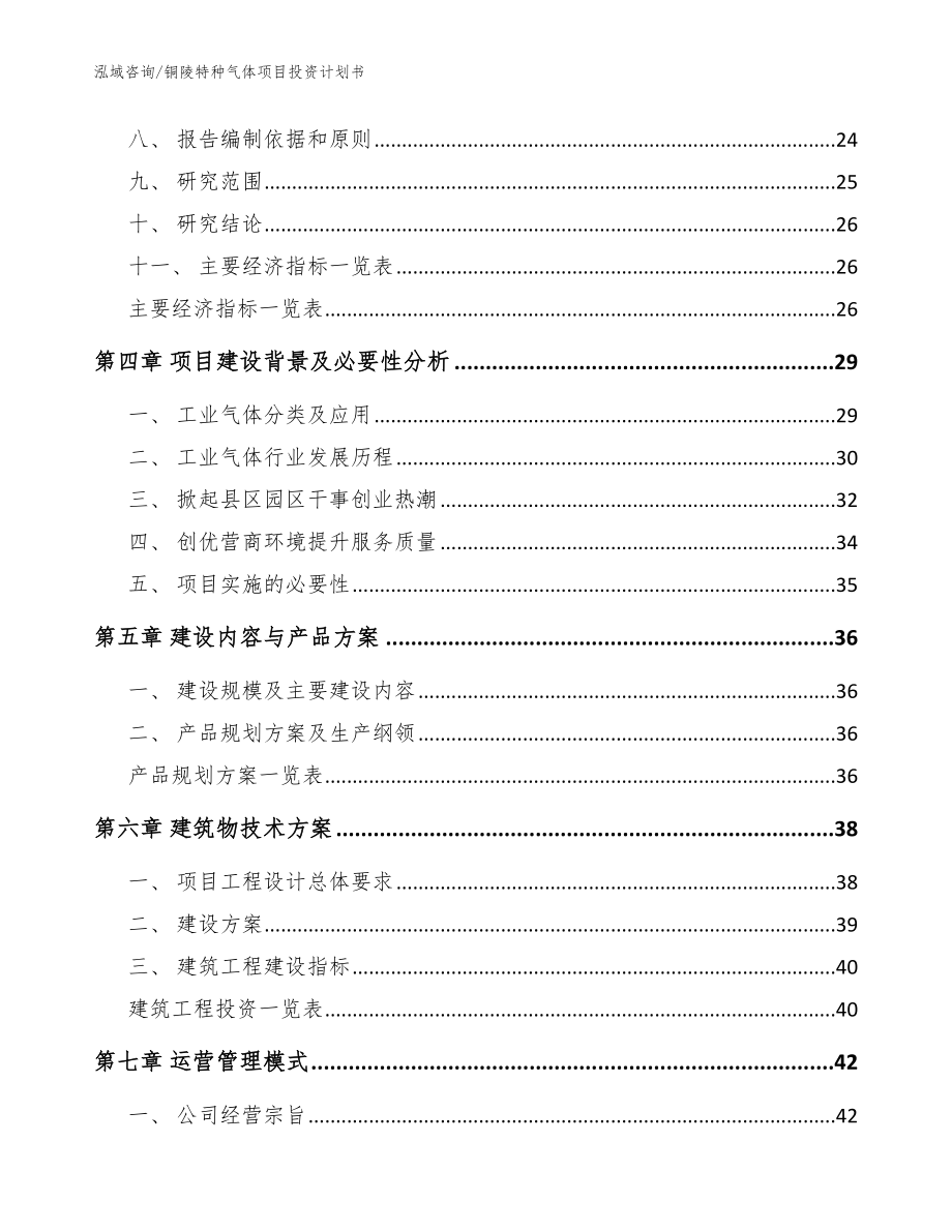 铜陵特种气体项目投资计划书【参考范文】_第2页