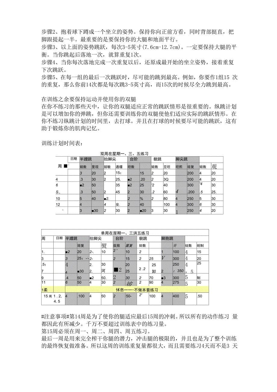 扣篮不是梦的弹跳训练方法_第5页