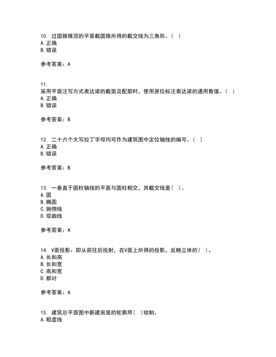 大连理工大学21春《建筑制图》离线作业一辅导答案66_第3页