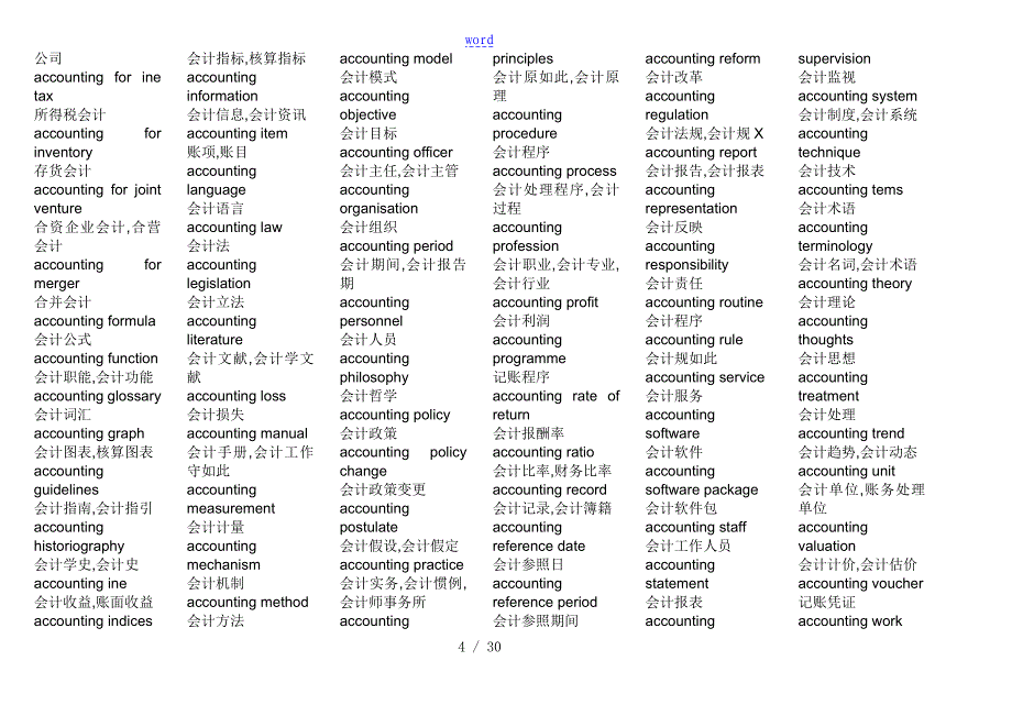 会计词典中英文对照_第4页