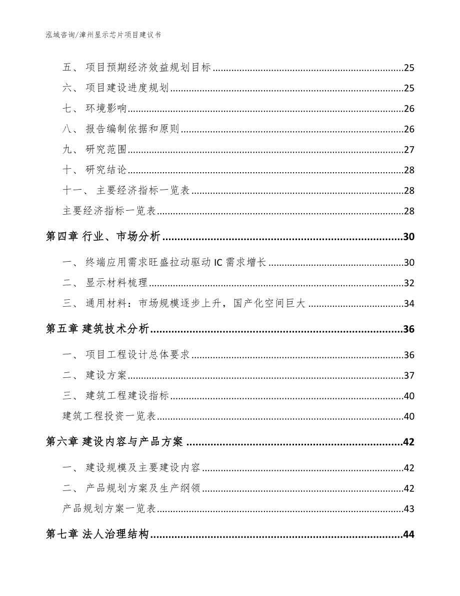 漳州显示芯片项目建议书_范文模板_第2页