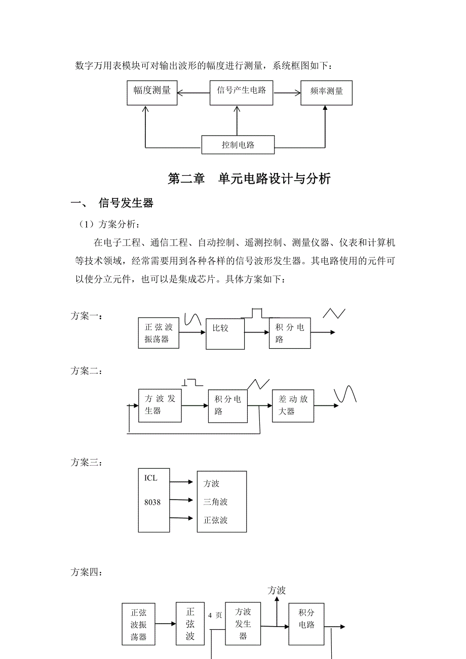 电子技术课程设计函数信号发生器_第4页