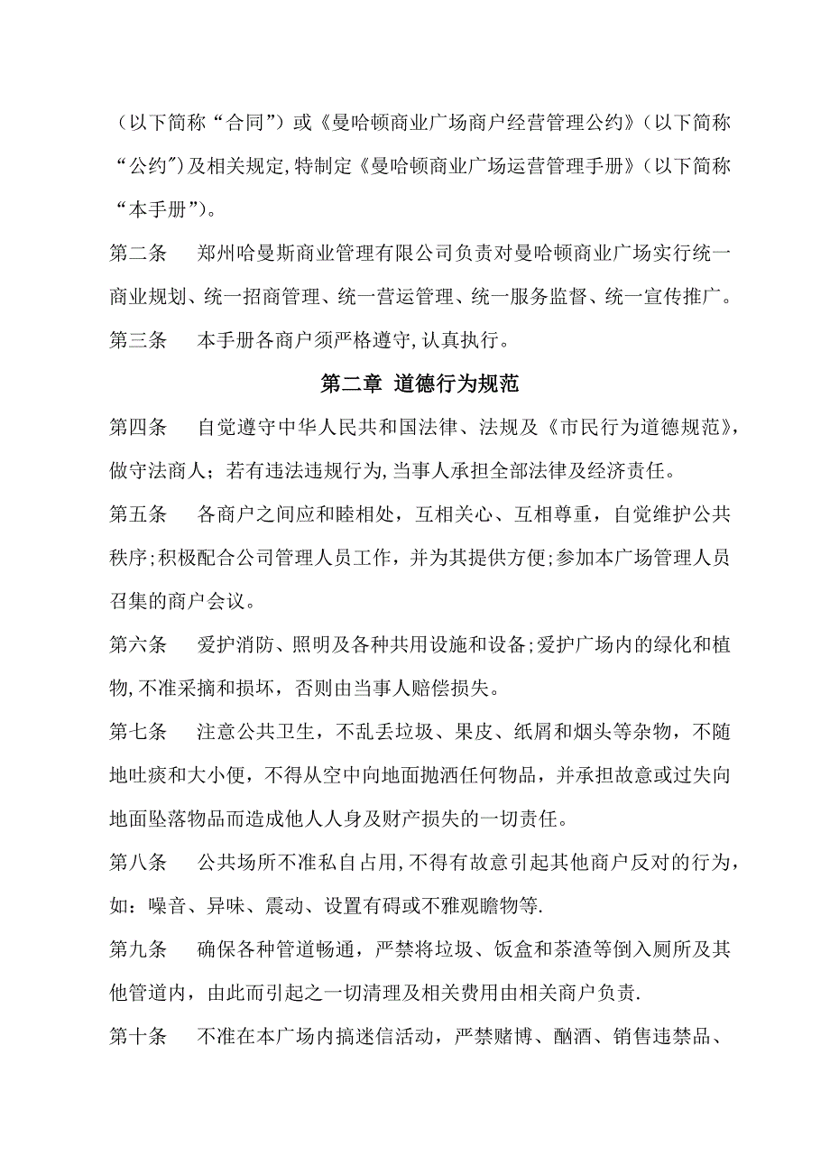 商业广场运营管理手册_第2页