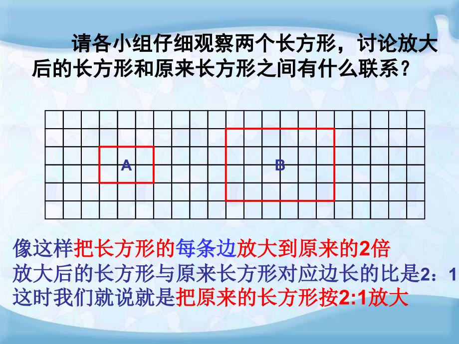 新人教版六年级下公开课图形的放大与缩小_第4页