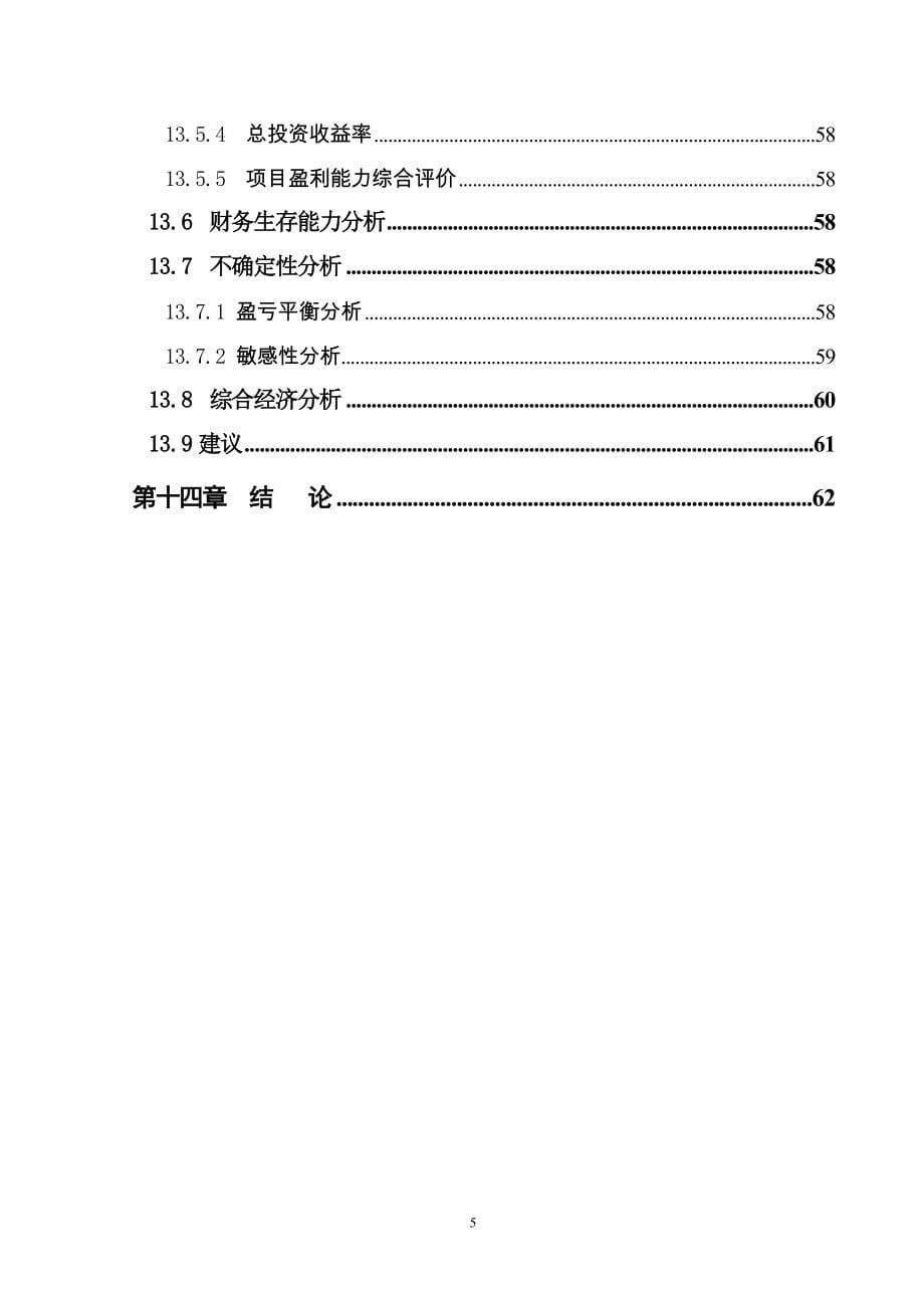 年产5000吨耐火材料项目可行性研究报告.doc_第5页