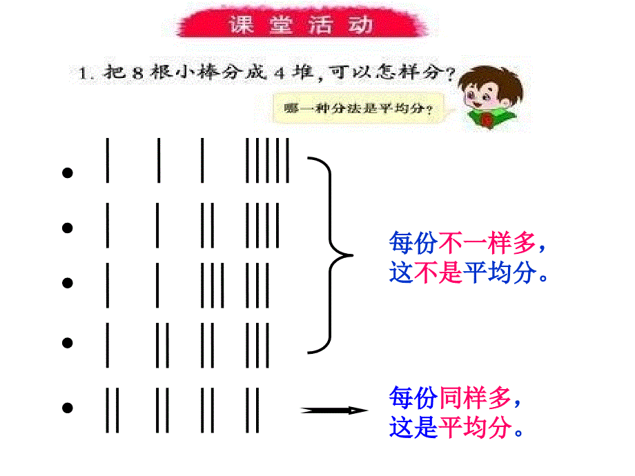 187-刘贵梅二年级上册《分一分》课件_第4页