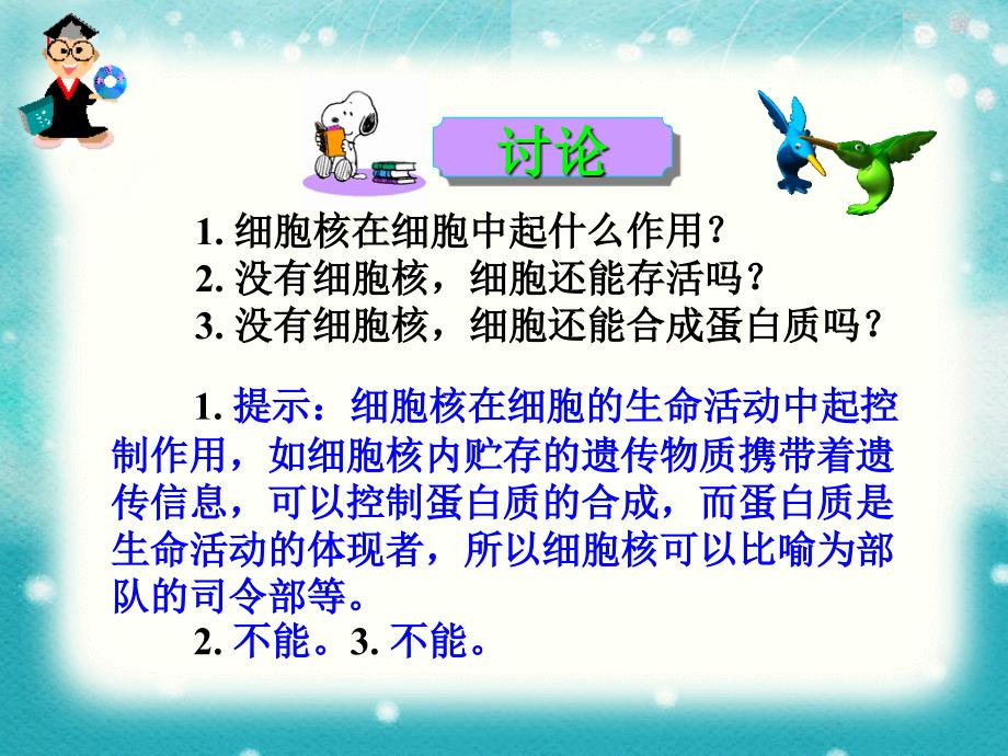 人教版高中生物必一3.3细胞核_第2页