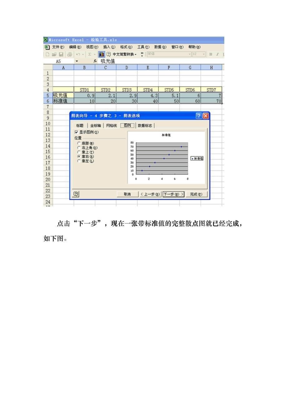 (用excel电子表格工具绘制标准曲线图片教程)-word文档so_第5页