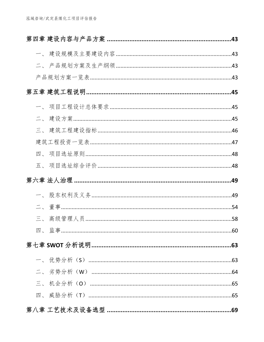 武定县煤化工项目评估报告_第2页