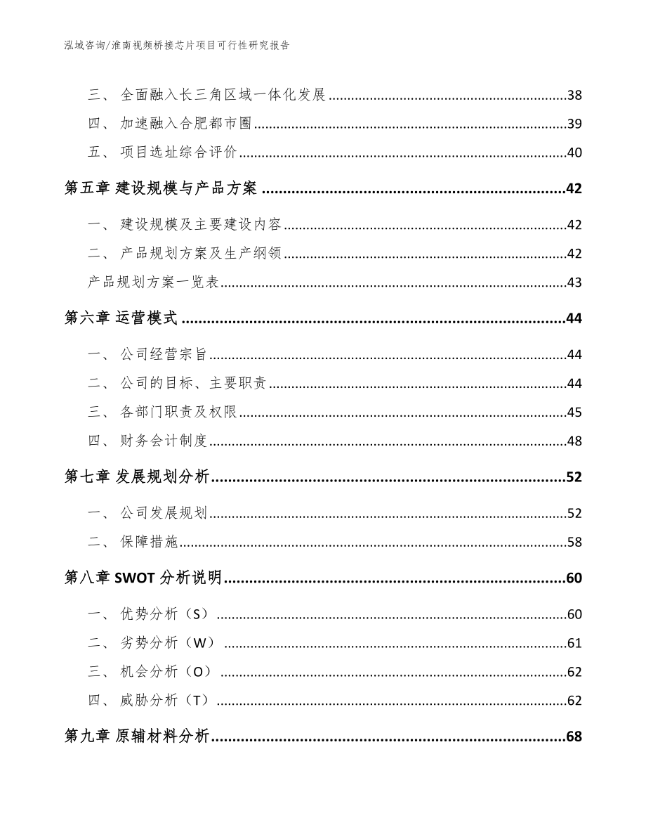 淮南视频桥接芯片项目可行性研究报告_参考范文_第2页