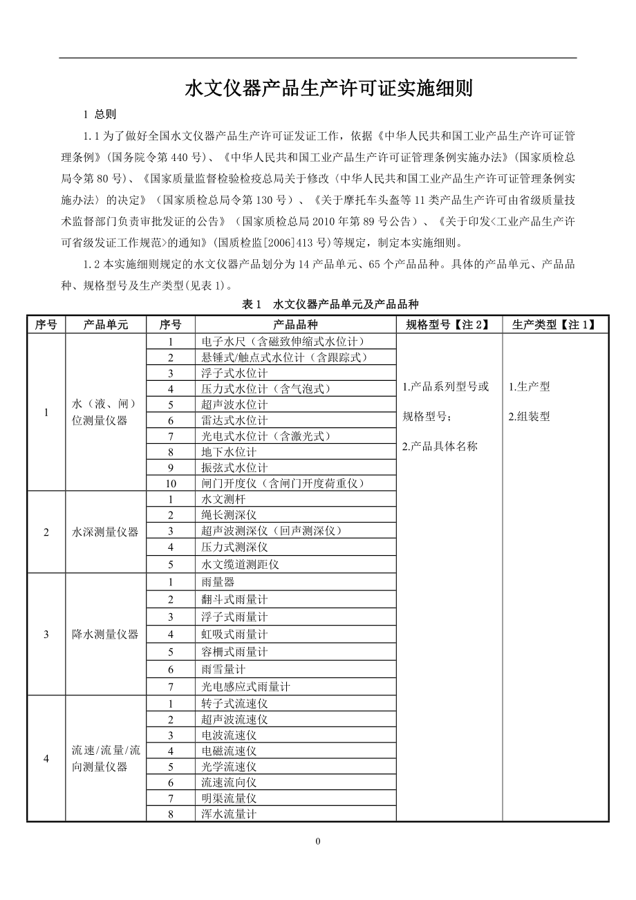 水文仪器产品生产许可证实施细则(DOC 62页)_第3页