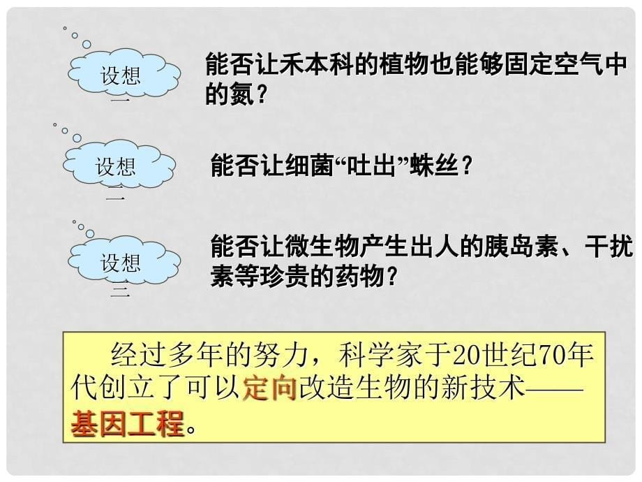 江苏省海头高级中学高中生物 6.2 基因工程及其应用课件 必修2_第5页