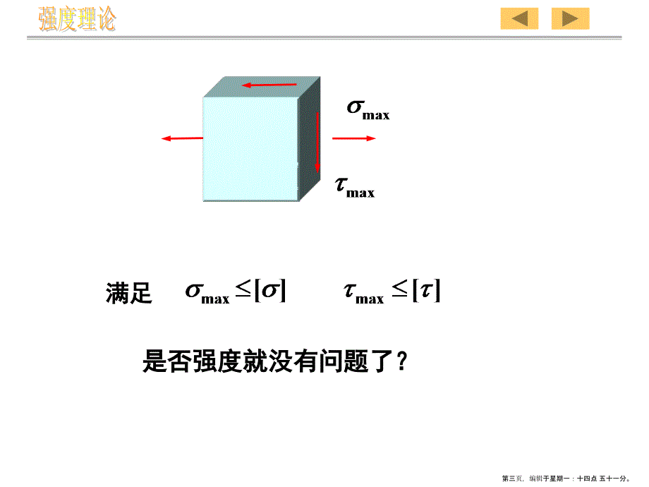 材料力学(刘鸿文)第七章 强度理论_第3页