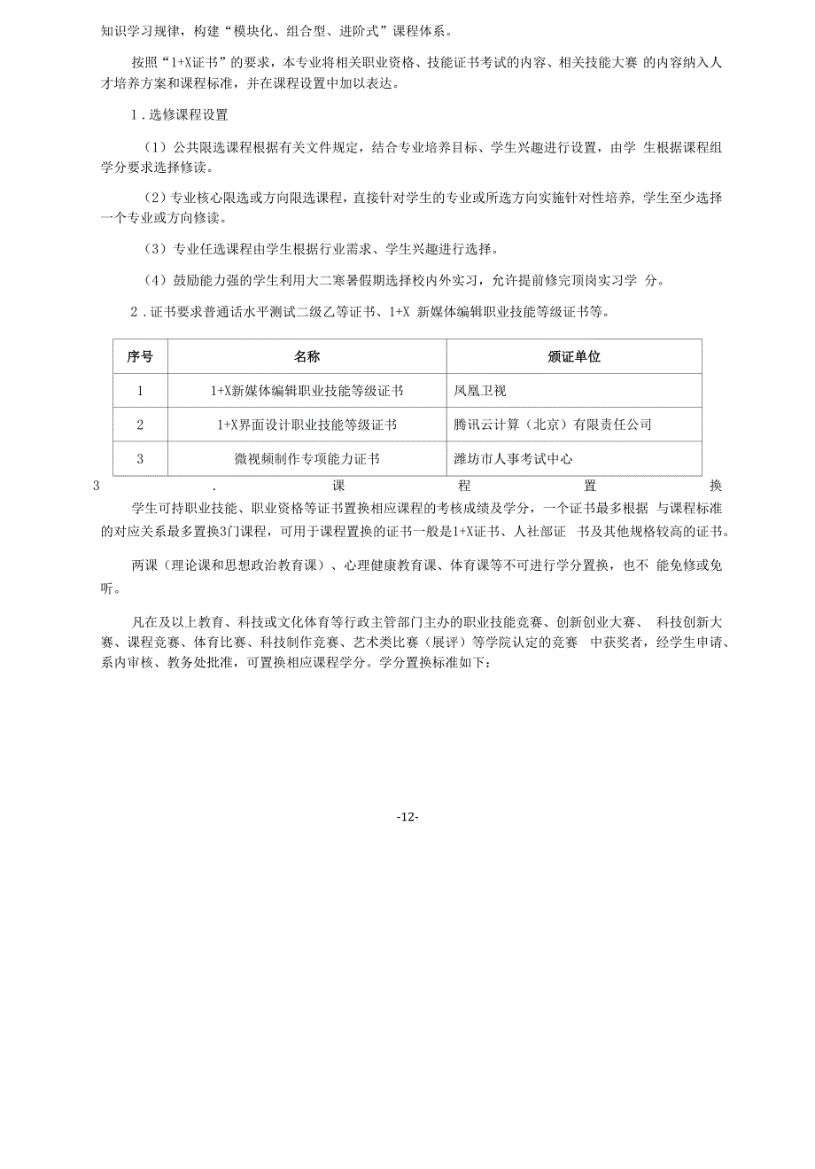 2021级数字媒体技术专业人才培养方案(高职).docx_第4页