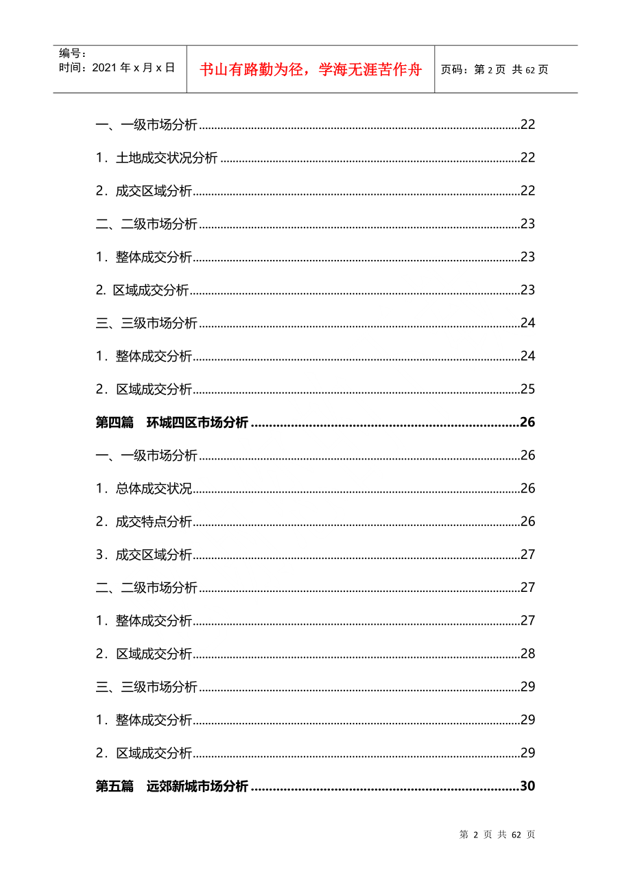 XXXX年4月天津房地产市场研究月报_43页_第2页