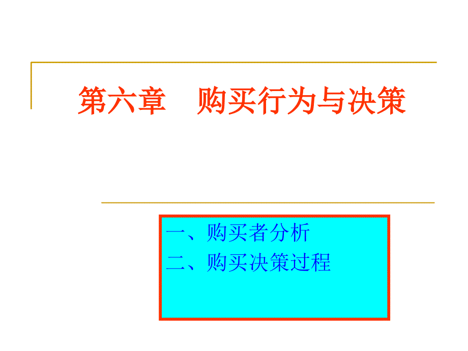 购买行为与决策PPT课件_第1页