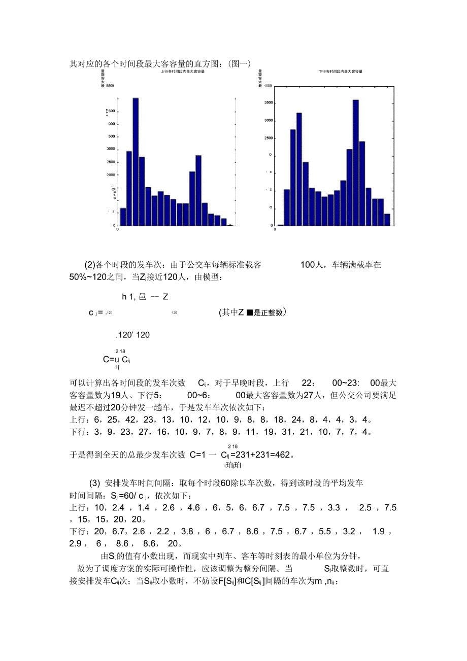 公交车调度方案设计地优化模型_第5页