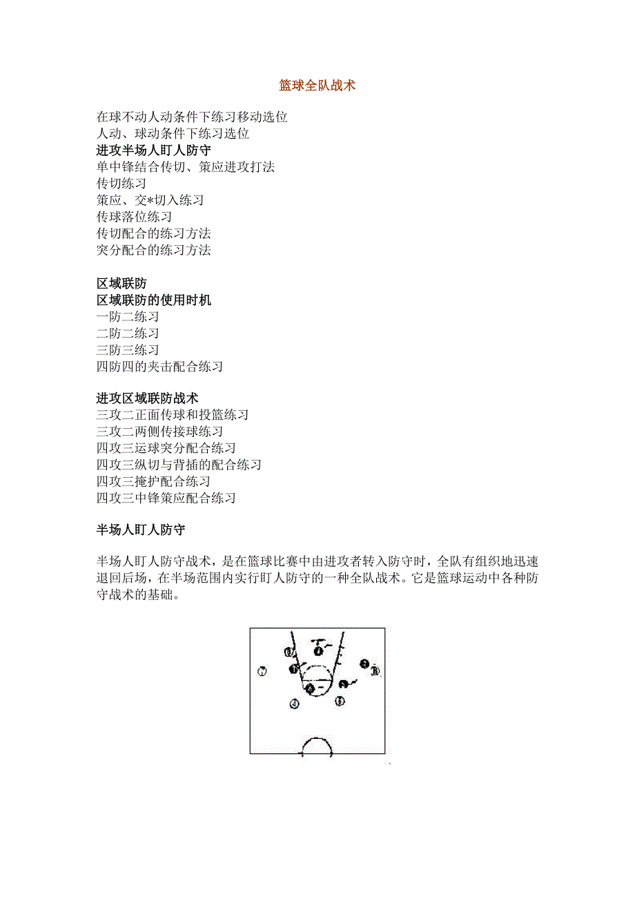 篮球战术教案_第1页