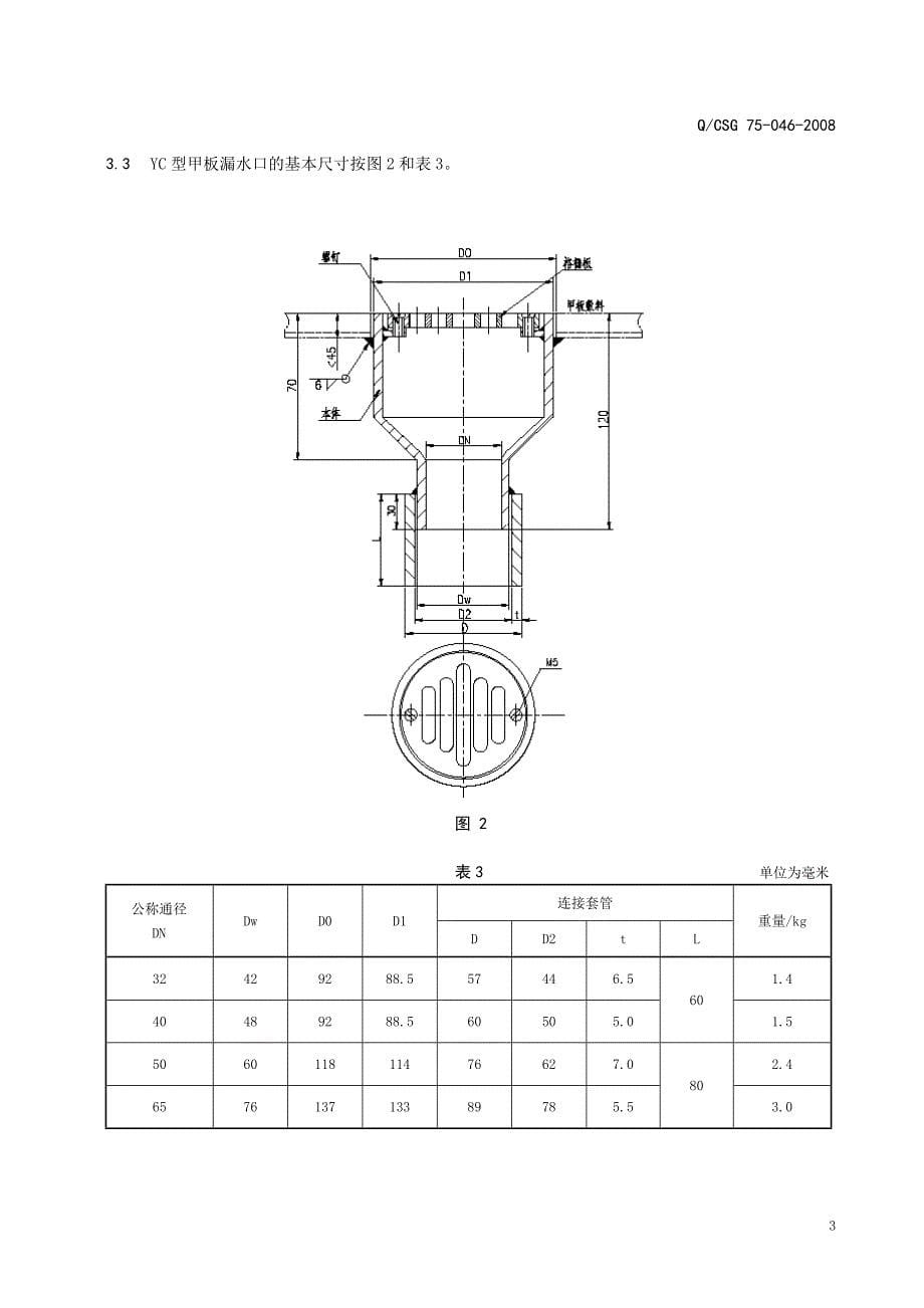 甲板漏水口QCSG 75-046-2008_第5页