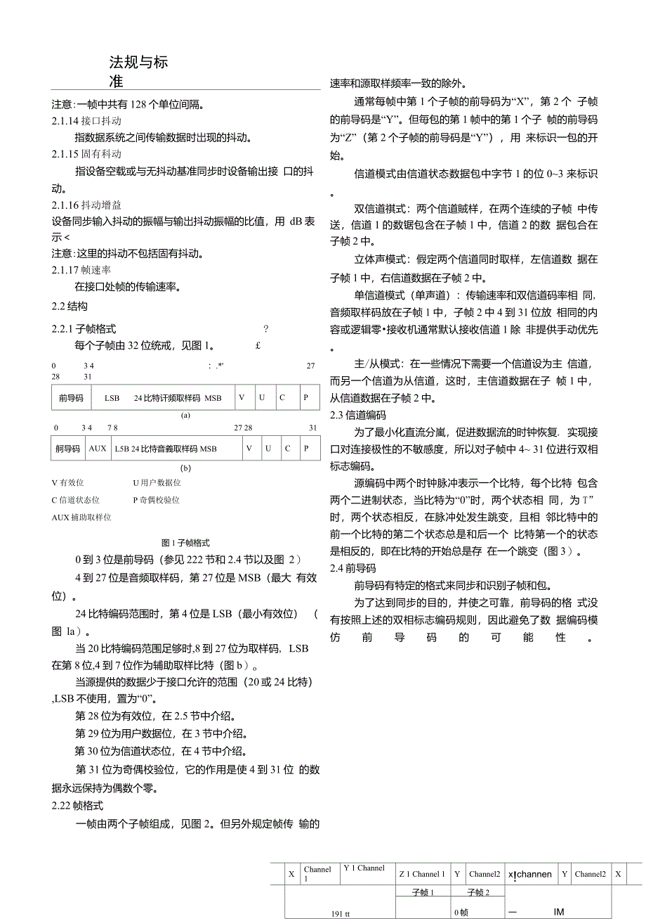 AES3接口标准线性表示双信道数字音频数据的串行传输格式_第3页