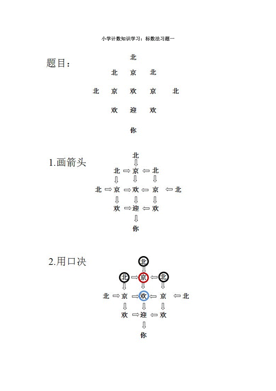 小学计数知识学习习题：标数法（含答案）_第1页