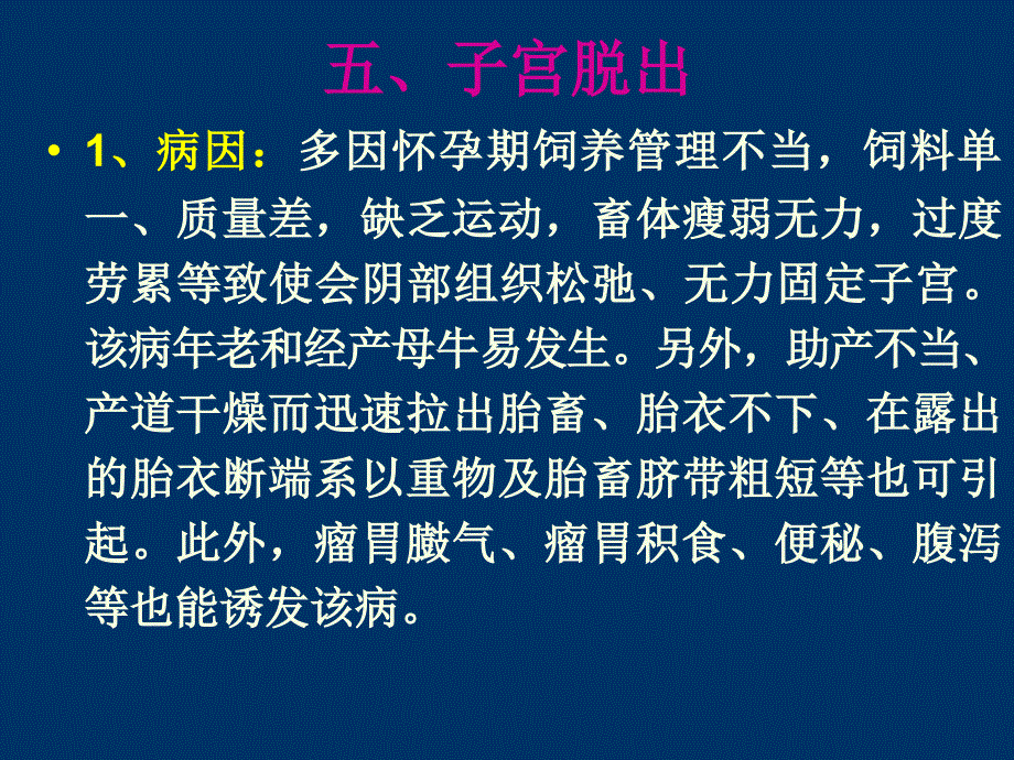 桑国俊母牛繁殖疾病-子宫脱出_第2页