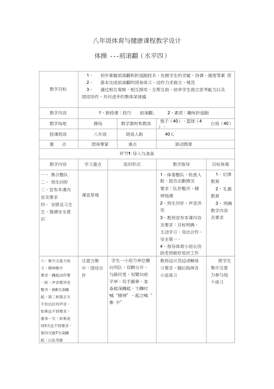体操前滚翻水平四_第1页