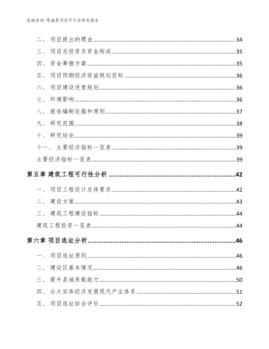 恩施泵项目可行性研究报告_范文_第2页