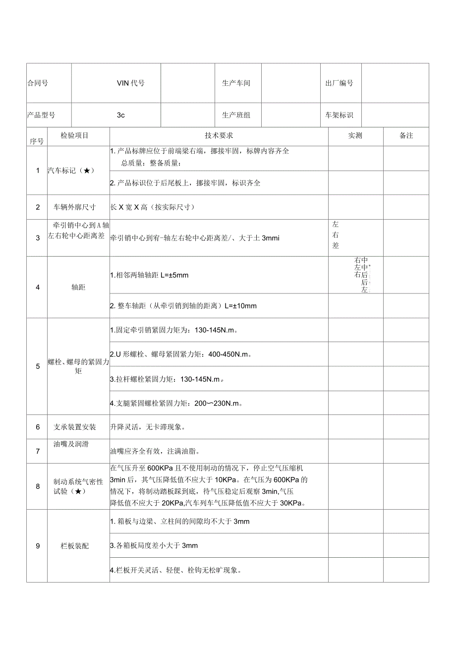 半挂车检验记录表_第1页