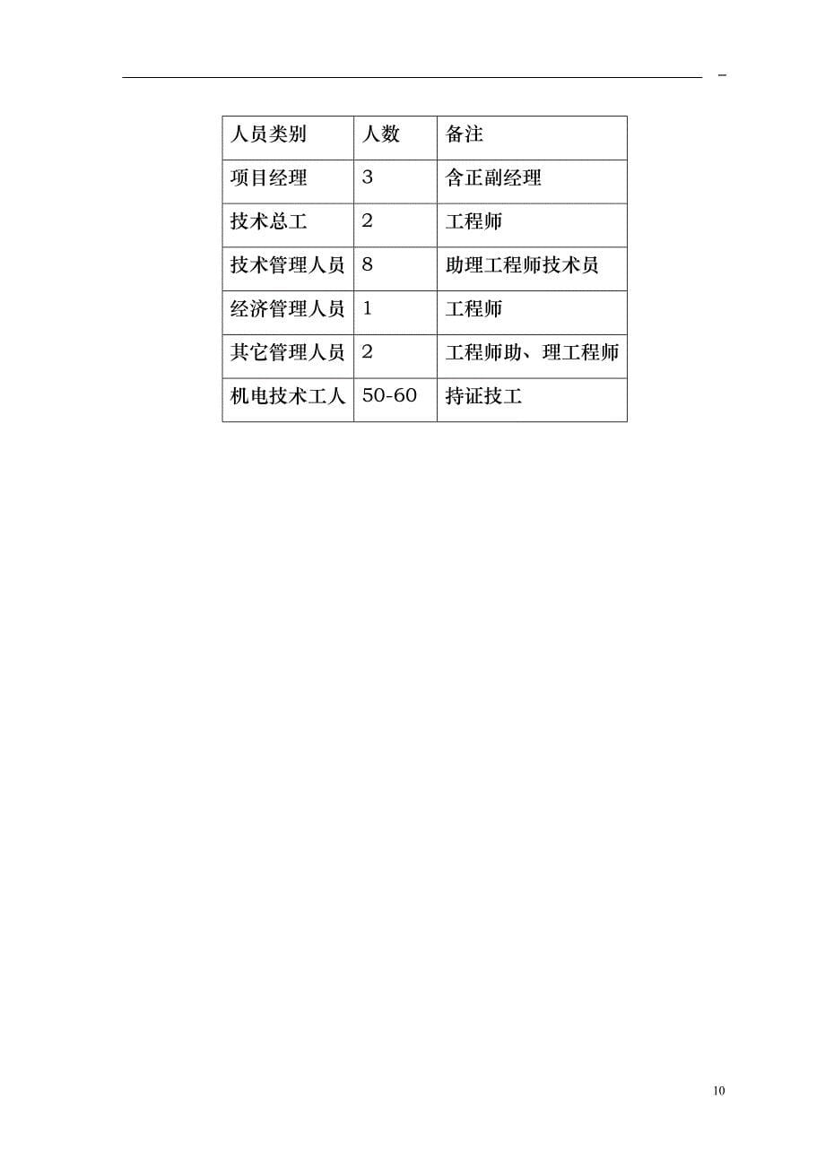 3第三章施工管理目标及施工现场组织机构(DOC11)_第5页