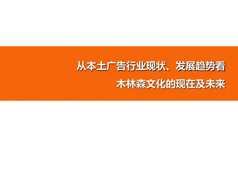 木林森文化的现在及未来.ppt_第1页