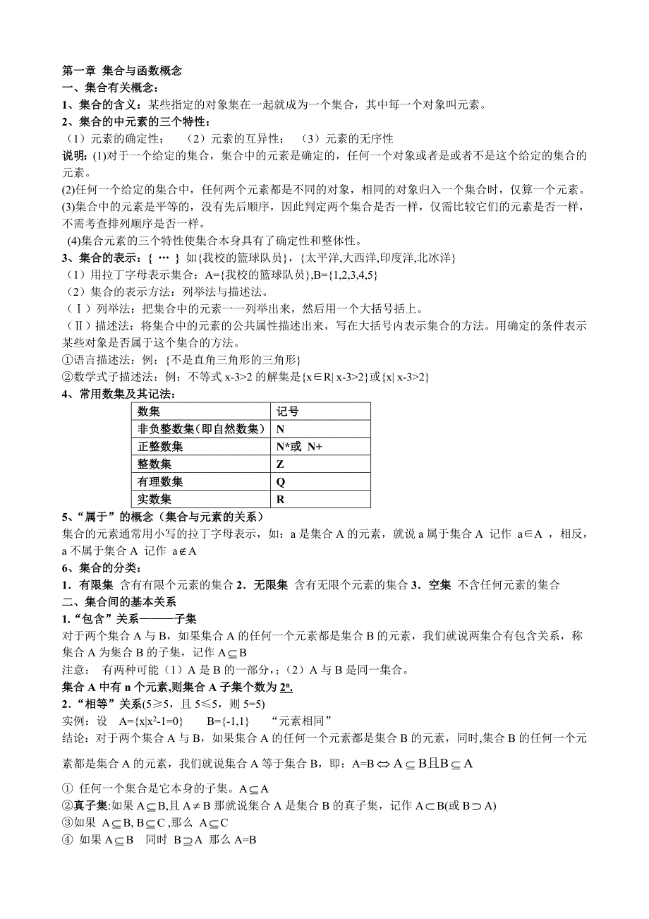 新课标人教A版高一数学必修1知识点总结.doc_第1页