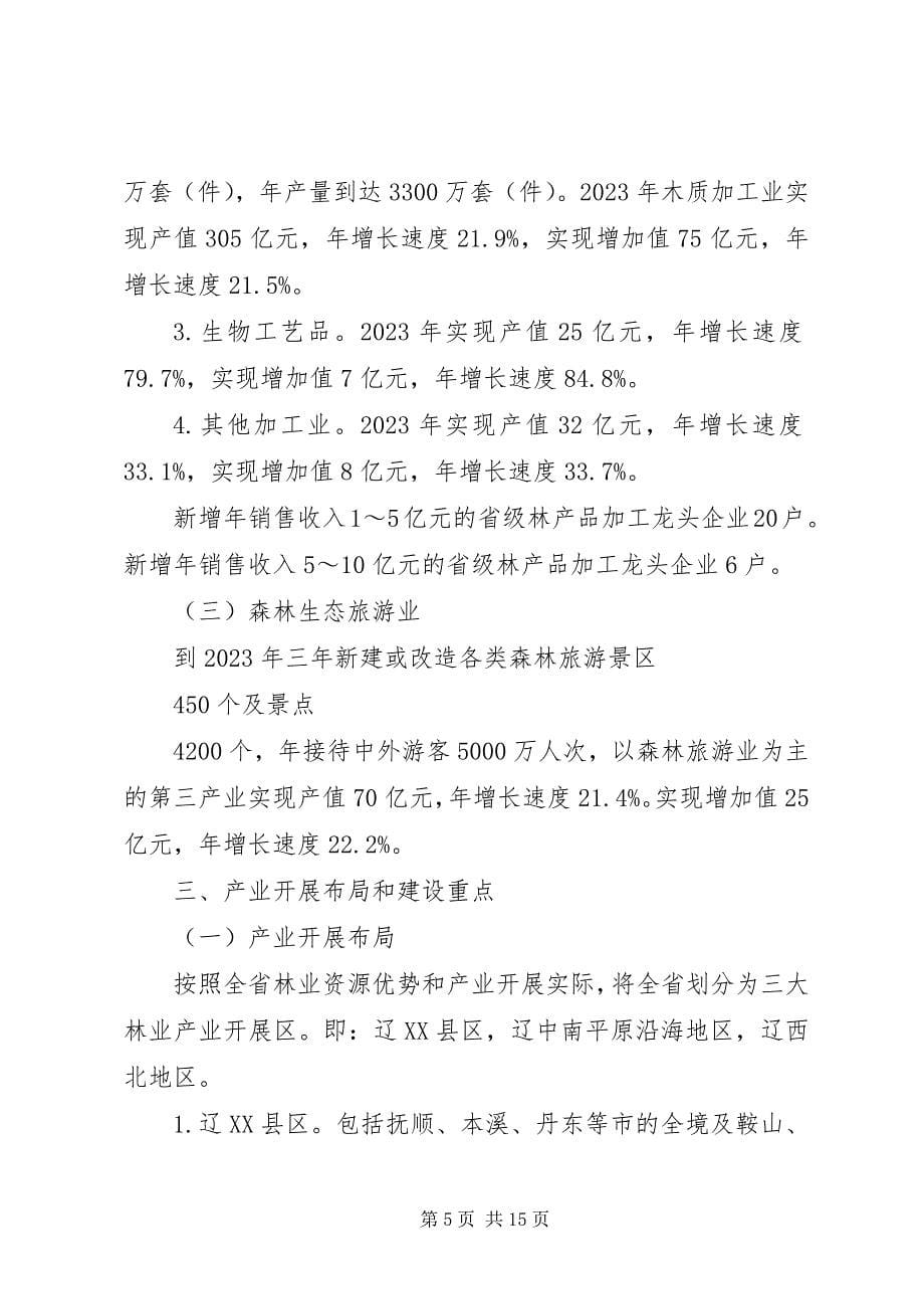 2023年XX省林业产业振兴规划.docx_第5页