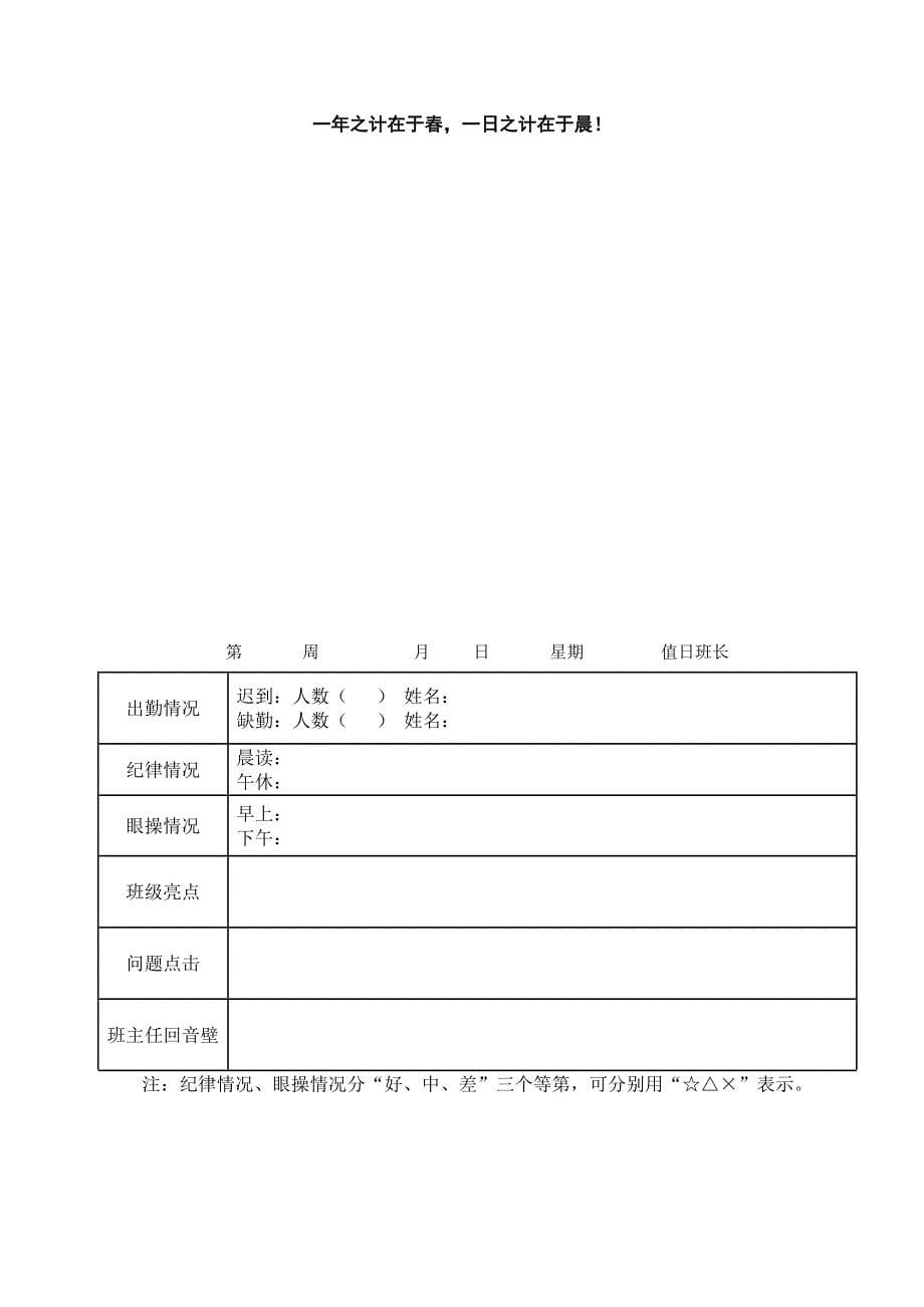 小学班级日志(值日班长登记表).doc_第5页