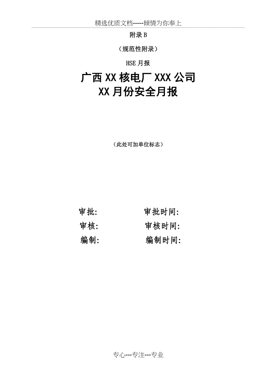 HSE周报、月报模板_第3页