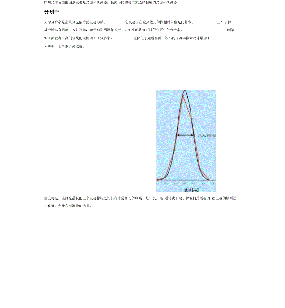 光谱仪的性能主要是由光谱范围解析_第2页