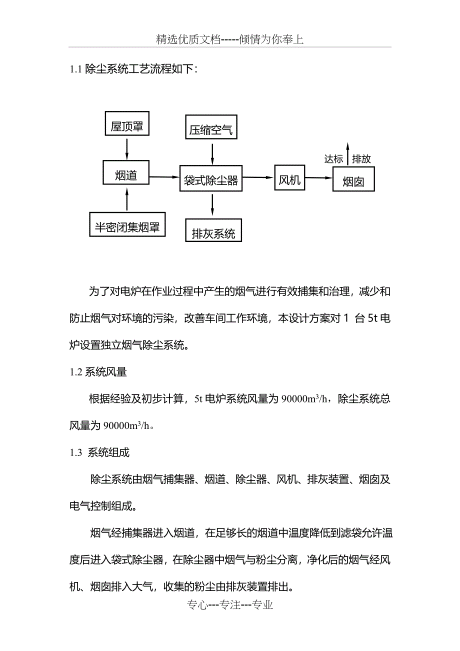 5t电炉配套除尘系统方案详解_第3页