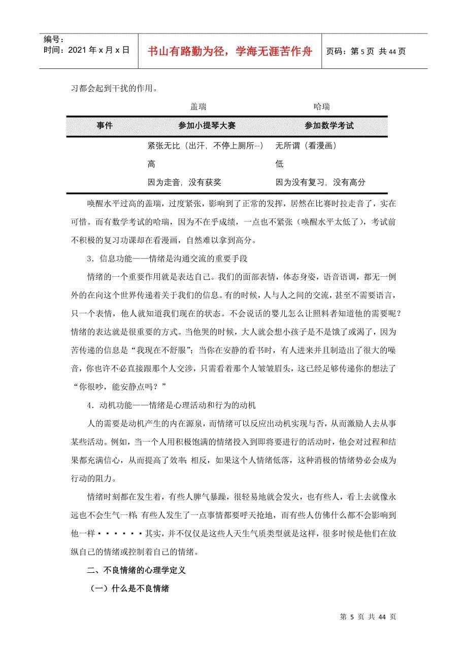 情绪管理与情商优化概述_第5页