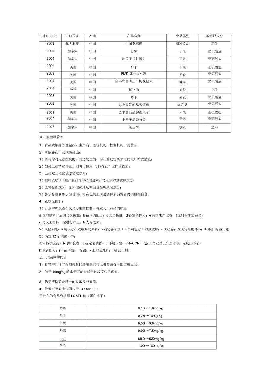 食品致敏原标识管理_第5页