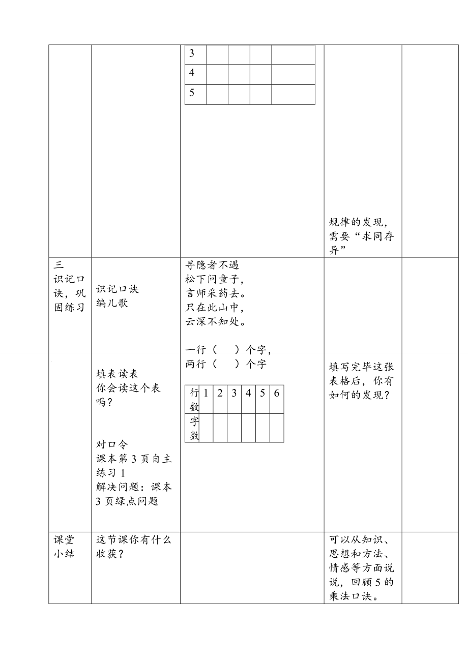 2023年新版青岛版二年级上册数学教案全册最新精编版.doc_第4页