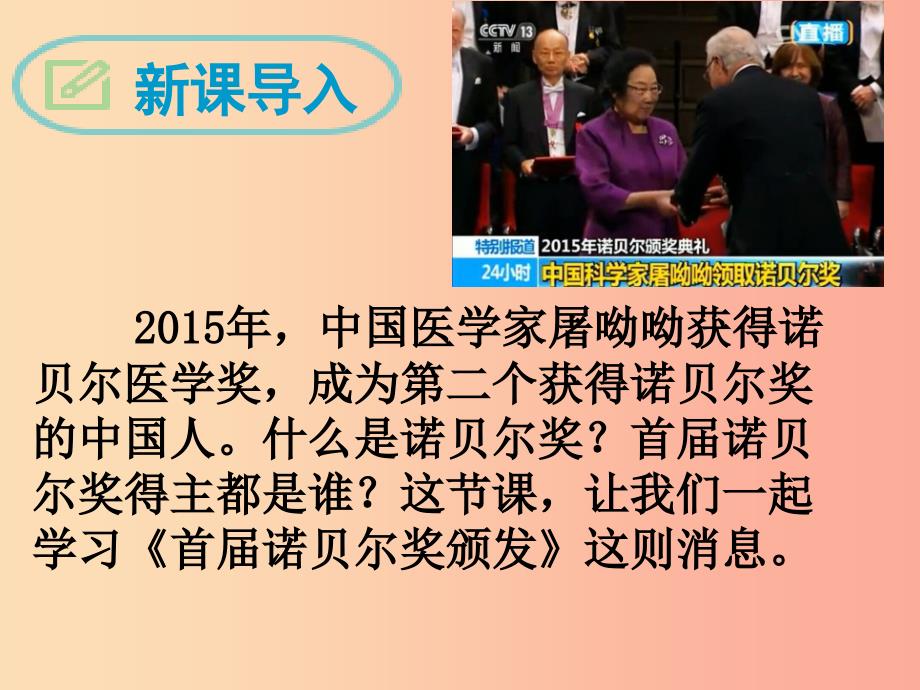 广东省廉江市八年级语文上册 第一单元 2 首届诺贝尔奖颁发课件 新人教版.ppt_第3页