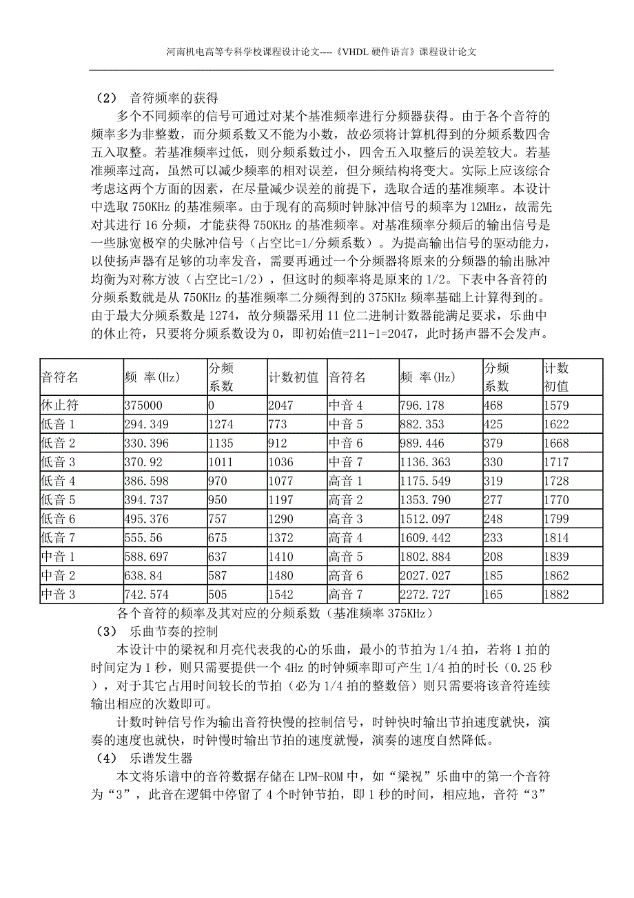 基于FPGA音乐硬件演奏电路设计_第4页