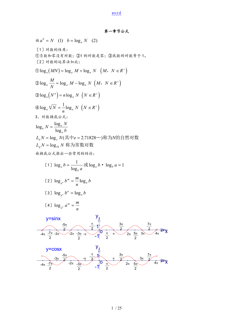专升本高数二公式手记_第1页