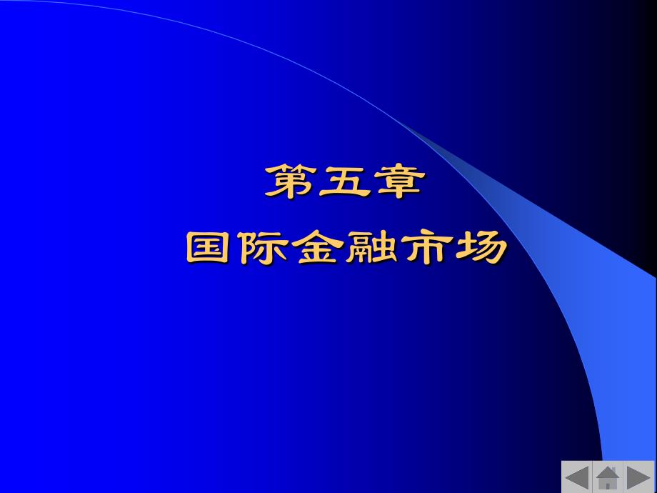 第5章国际金融市场_第1页