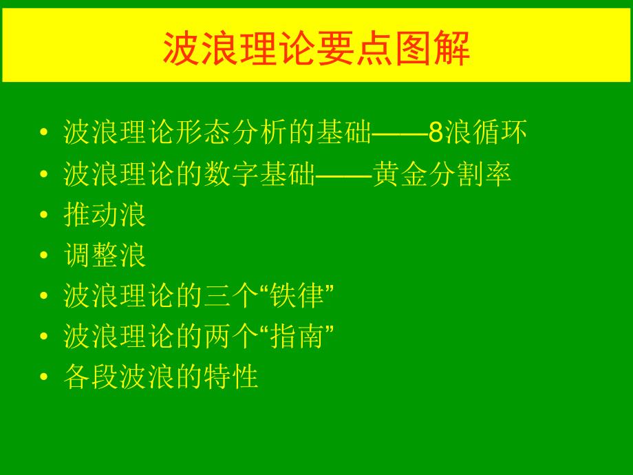 波浪理论要点图解PPT通用课件_第1页