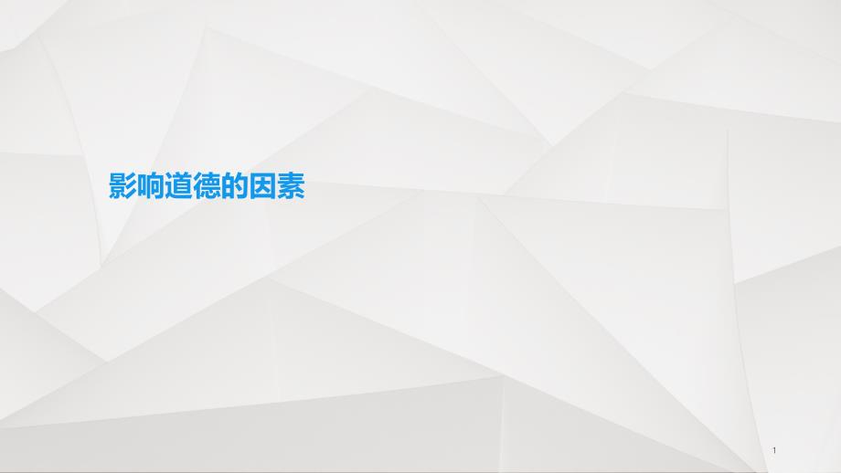 影响道德的因素ppt课件_第1页