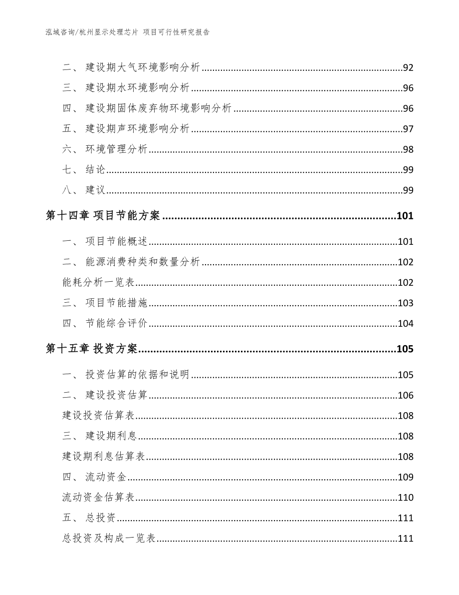 杭州显示处理芯片 项目可行性研究报告（模板范文）_第4页