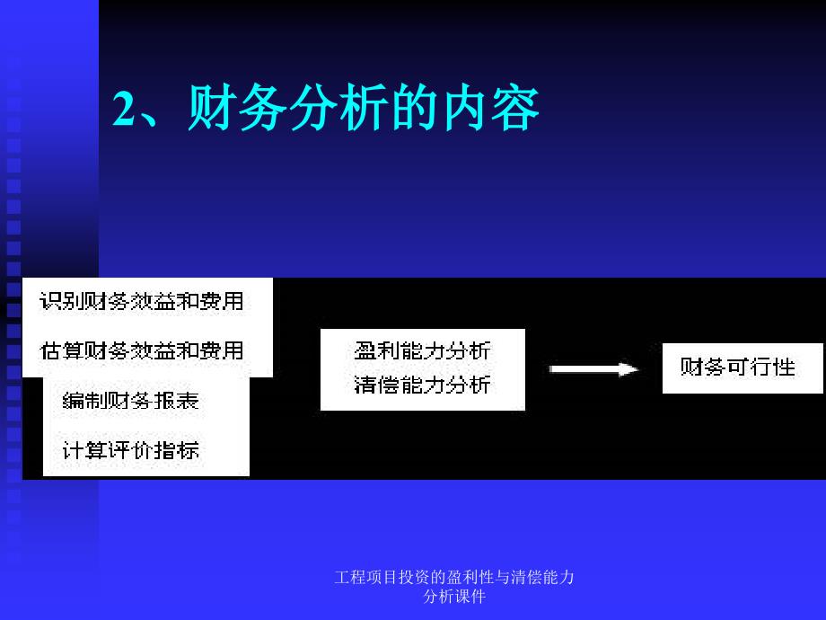 工程项目投资的盈利性与清偿能力分析课件_第4页